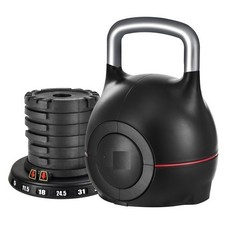 Adjustable Kettlebell with 7 Weight Levels 5/11.5/18/24.5/31/37.5/44 lbs