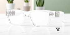 VERSACE VE3368U 148 Crystal Demo Lens 55 mm Men's Eyeglasses