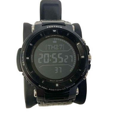 Casio PRO TREK WSD-F30-BK Smart Watch Used Japan