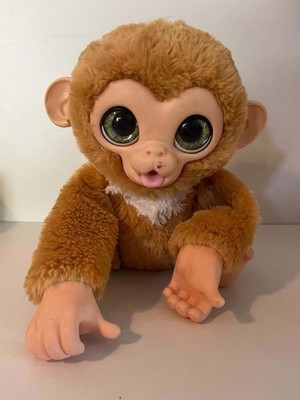 FurReal Piper Baby Affe Schimpanse interaktives elektronisches Haustierspielzeug ungetestet