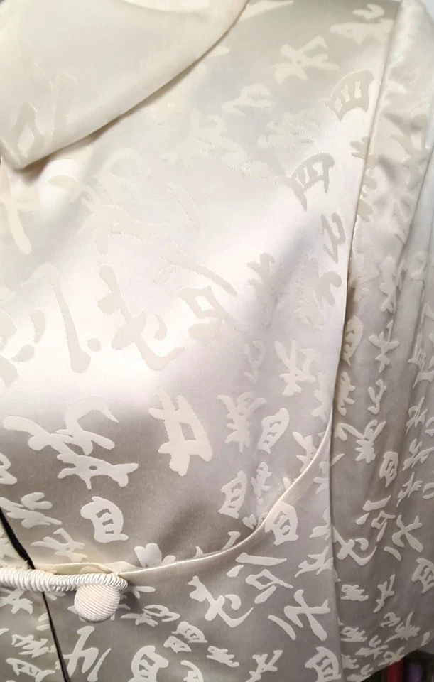 Armani Collezioni слоновой кости куртка, китайские иероглифы, размер 42, укороченный - #1003 - Изображение 3 из 4