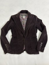 Marc Jacobs Brown Corduroy Blazer Jacket Women  s Size 4 Button Front Lined