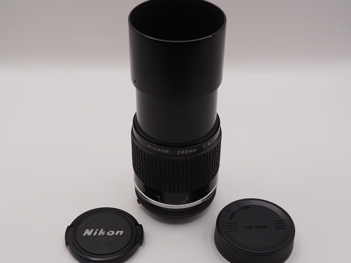 Nikon NIKKOR Ai-s 200mm f/4 Nikon F Nikon Mint From Japan | eBay