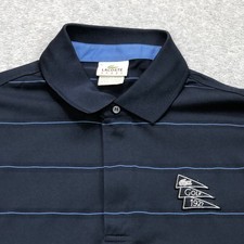 Lacoste Sport Polo Shirt Men's 5 Blue Golf Tennis Embroidered Logo Performance