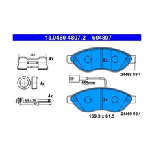 Kits de frein Fiat DUCATO