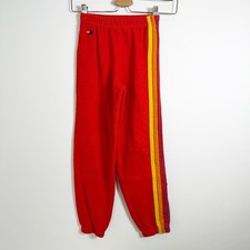Aviator Nation Sweatpants Kids 10 Red Rainbow Stripe Fleece Jogger Lounge Pants