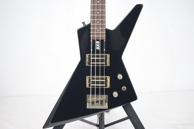 FERNANDES) Used 80s BXB-75 Black MIJ Explorer Bass 3.8kg Made in