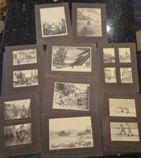 WWI German Soldiers in Battle Lot &ndash; Rifles, Mortars, Cavalry, Ski Patrol Combat