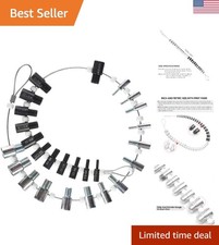 All-in-One Thread Checker - 26 Durable Gauges for Fast Metric & Imperial Sizes