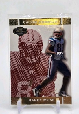 2007 Topps Co-Signers - Randy Moss Calvin Johnson #30 Red Changing Faces 033/399
