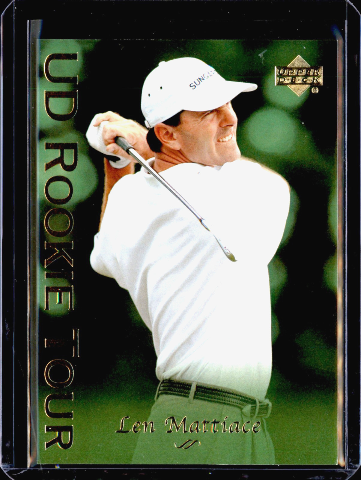 Len Mattiace 2003 Upper Deck Golf UD Rookie Tour ##33 PGA Tour Insert/Sub RC