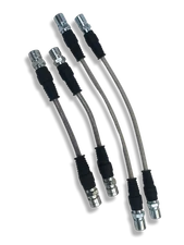 Porsche Stainless Steel Brake Lines Set of 4 - 968 92-95  951-355-700-SS 95135