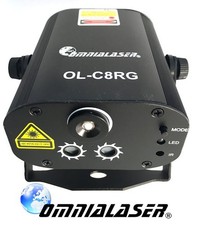 OmniaLaser - Effetto Luce Laser Stellare OL-C8RG Christmas GOBOS