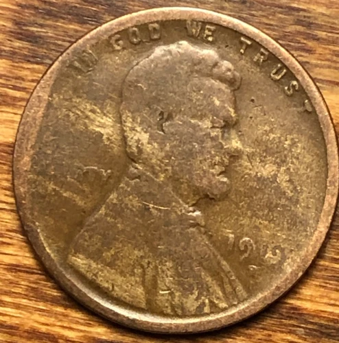 1919-D Lincoln Wheat Cent Monster Woody Improper Alloy Mix Error Unique Penny