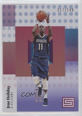 2017-18 Panini Status Purple 17/149 Jrue Holiday #18 02v3