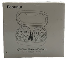 Poounar Q78 True Wireless Sport earbuds Black 5.3 Hi-Fi Sports Running 10~10dbm