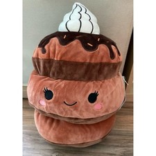 NWT Squishmallows - Sheila the Chocolate Pancake Brown 8 Inch Ultra Rare Plush