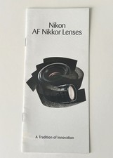 Nikon AF Nikkor Lenses Sales Brochure