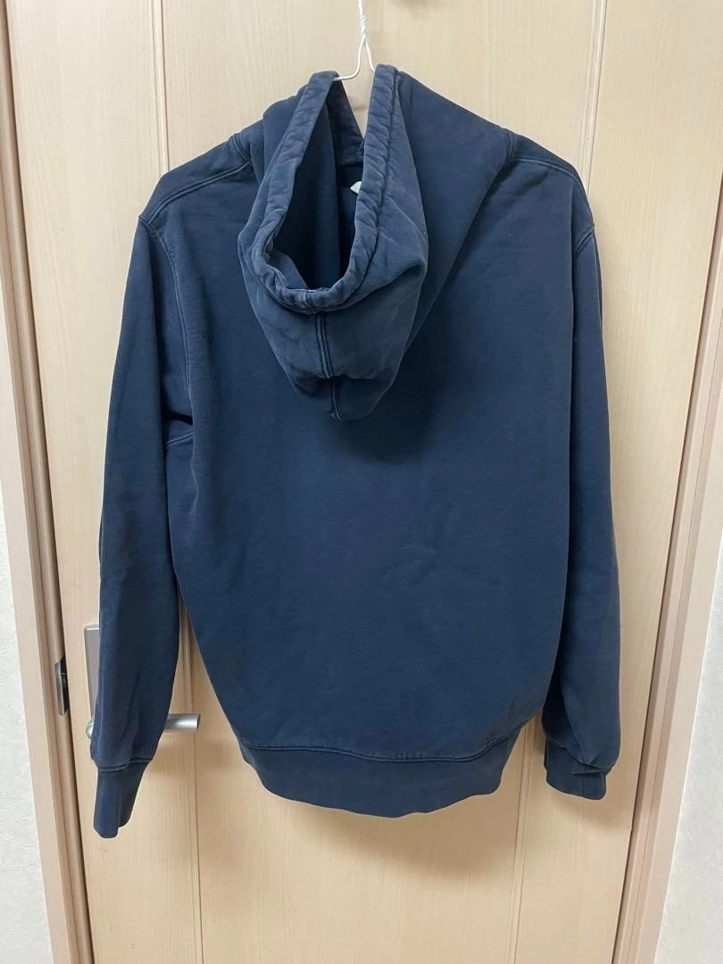 Felpa con cappuccio blu navy LACOSTE x Supreme collaborazione taglia S dal Giappone kawaii JPN