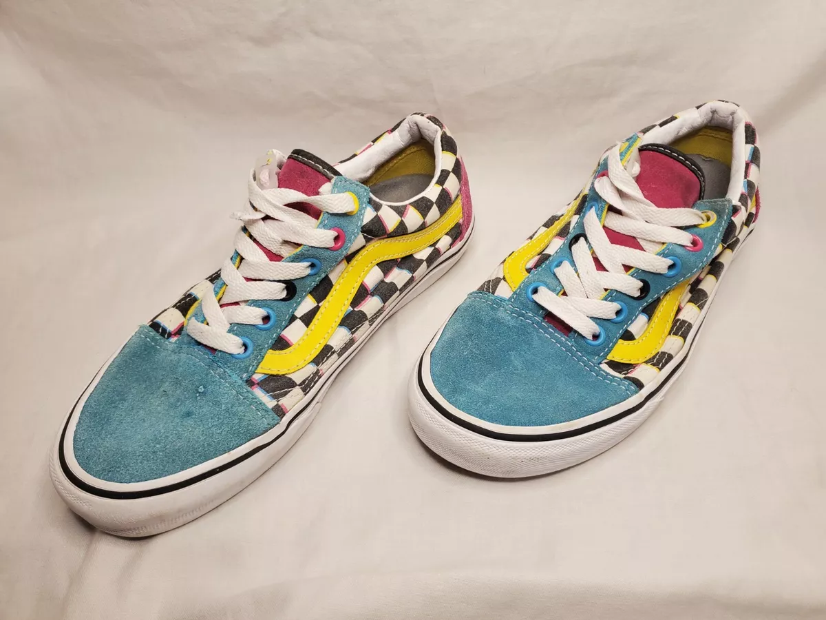 VANS Skate Shoes Skateboard Sneakers Checkered 80S SIZE MEN 6