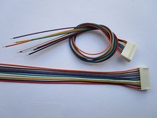 60 pcs 2510 Pitch 2.54mm 10 Pin Female Connector with 26AWG 30cm Leads Cable New