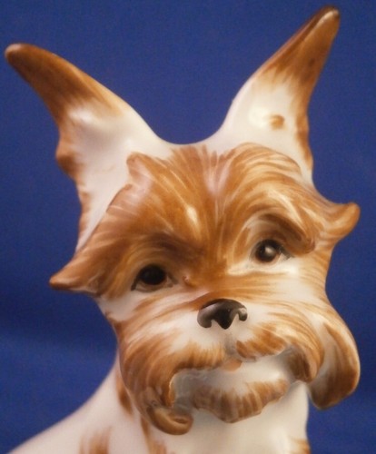 Cute Augarten Porcelain Dog Figurine Figure Porzellan Hund Figur Vienna Wien - Picture 2 of 9