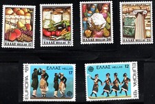 Greece 1981 Greek Exports & 1981 EUROPA Stamps - Folklore MNH Stamps