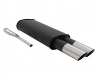 Novus Sport-Auspuff EndschalldäMpfer+ ABE 2X76Mm Duplex FüR VW Passat 35I