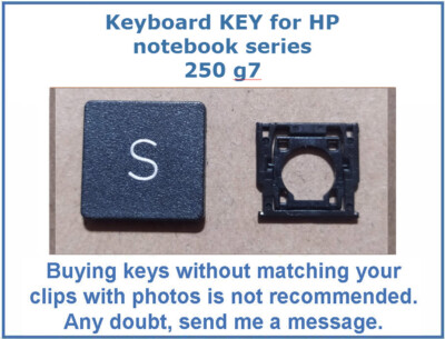 Keyboard KEY for HP 250 G7 notebook laptop NON-BACKLIT