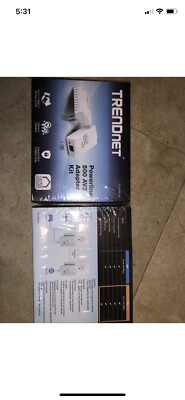 TRENDnet Powerline 500 AV Adapter Kit, TPL-407E2K, White 
