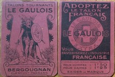 Le Gaulois Shoe Heel 1920 French Advertising Pad w/Viking