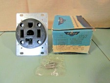 Eagle 1257 Four Wire Flush Grounding Receptacle 30A, 250V