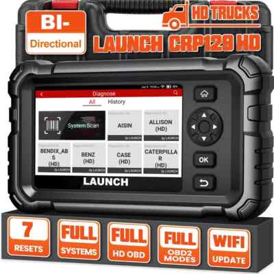 Mercedes Atego Heavy Duty HGV Lorry Truck Fault Scanner OBD2 Tool LAUNCH 129HD