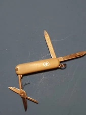 VICTORINOX SWISS ARMY SWITZERLAND STAINLESS ROSTFREI WHITE POCKET KNIFE 5 TOOL