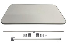 GREY GLITTER TABLE & GREY TRIM + FOLDING LEG KIT - Caravan/Campervan