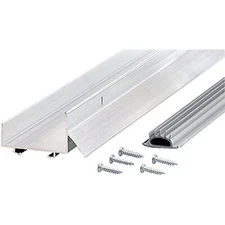 M-D Building Products 6155 M-D 0 U-Shape Door Bottom with Drip Cap, 36 in L X