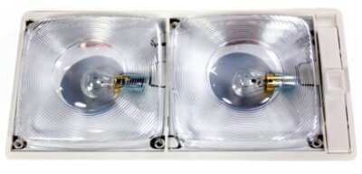 ARCON 11825 Single Light with White Lens and White Base