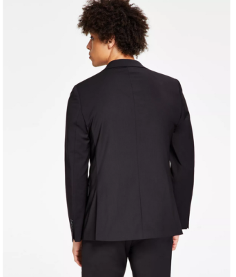Calvin Klein Man Skinny-Fit Extra Slim Suit Jacket Black Size 44R