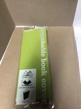 stretchable book covers-jumbo lime-green stretch to fit  BNIP
