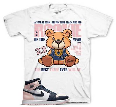 Shirt To Match Jordan 1 Atmosphere Bubble Gum - Rookie Bear Tee