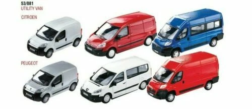 Fourgons miniatures 1:43 Citroën