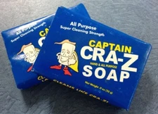 CAPTAIN CRAZY HAND & ALL PURPOSE SOAP! 25 gram bars available! The Best!