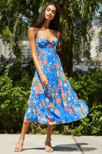 Yumi Kim Good Times Dress Free Woman Blue Womens Size Medium