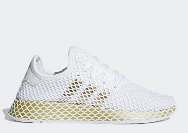 adidas deerupt gold white