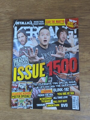 Kerrang! 1500 Blink-182, Pierce The Veil, You Me At Six, Metallica