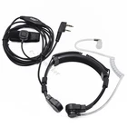 Extend Throat Mic Headset Earpiece for Kenwood NX220 Baofeng GT-3TP Mark III