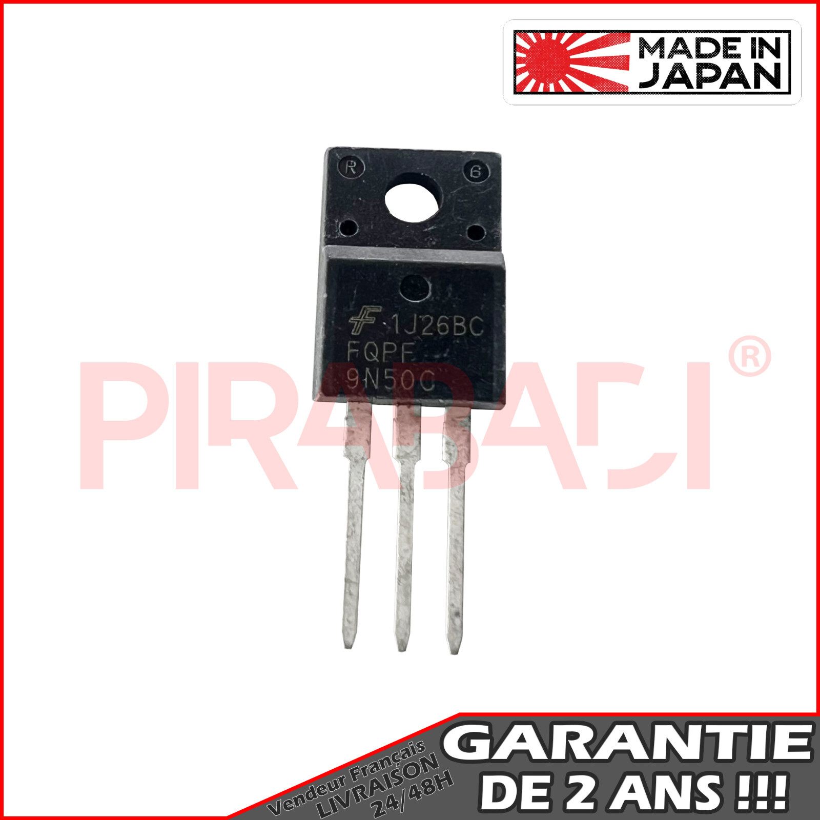 2x FQPF9N50C 9N50C FQPF MOSFET TRANSISTOR 9A 500V TO-220F (2x1452) | eBay