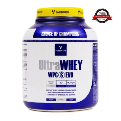 100% Proteine YAMAMOTO NUTRITION Ultra Whey Wpc S EVO 900 Gramm
