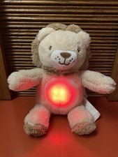 DreamGro Plush Beige Lion Light and Lullaby Soother for Baby Lights Up Music B6