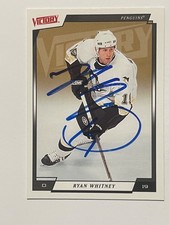 Pittsburgh Penguins RYAN WHITNEY Signed Card